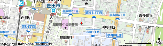 TBC豊田コモ・スクエア店周辺の地図
