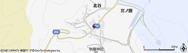 京都府南丹市八木町池ノ内北谷32周辺の地図