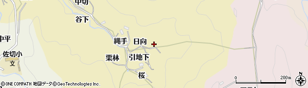愛知県豊田市上佐切町（森腰）周辺の地図