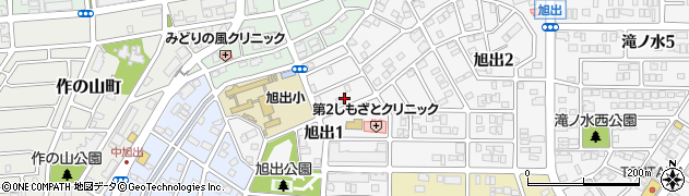 愛知県名古屋市緑区旭出1丁目417周辺の地図