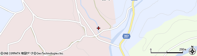美作市　桂坪公民館周辺の地図