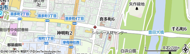 喜多町５周辺の地図