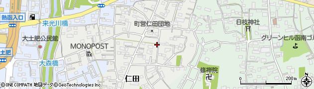 静岡県田方郡函南町仁田690周辺の地図