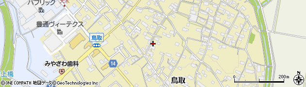 三重県員弁郡東員町鳥取2150周辺の地図