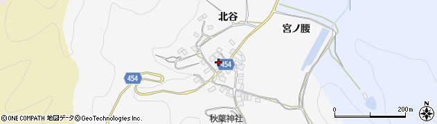 京都府南丹市八木町池ノ内北谷31周辺の地図