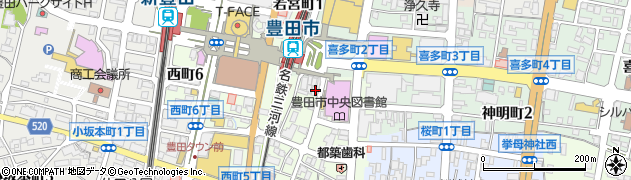 三井住友銀行豊田支店 ＡＴＭ周辺の地図