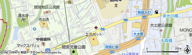 静岡県田方郡函南町間宮793-2周辺の地図