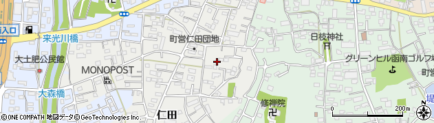 静岡県田方郡函南町仁田731周辺の地図