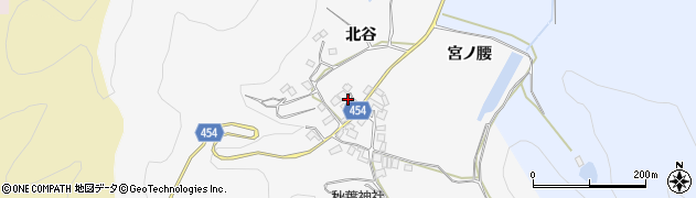 京都府南丹市八木町池ノ内北谷11周辺の地図