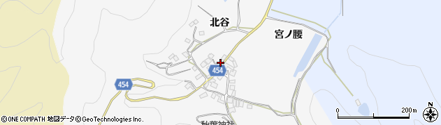 京都府南丹市八木町池ノ内北谷8周辺の地図