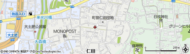 静岡県田方郡函南町仁田820周辺の地図