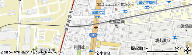 愛知県名古屋市南区宝生町周辺の地図