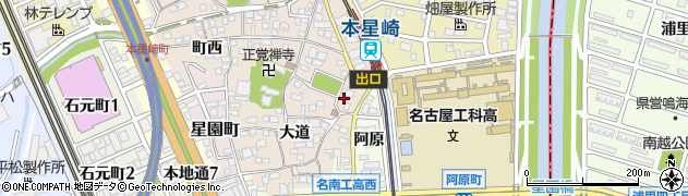 愛知県名古屋市南区本星崎町大道437周辺の地図