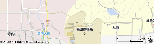 篠山鳳鳴高等学校周辺の地図