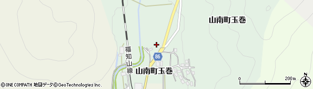 兵庫県丹波市山南町玉巻138周辺の地図
