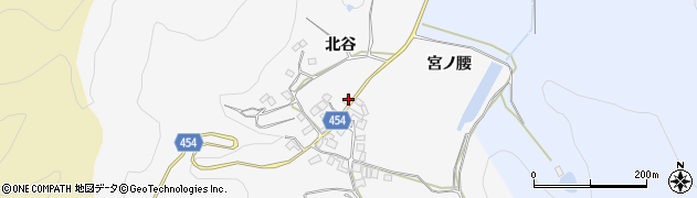 京都府南丹市八木町池ノ内北谷19周辺の地図