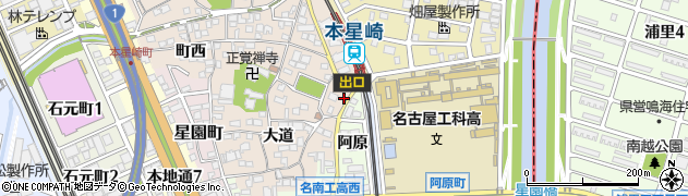 愛知県名古屋市南区本星崎町大道433周辺の地図