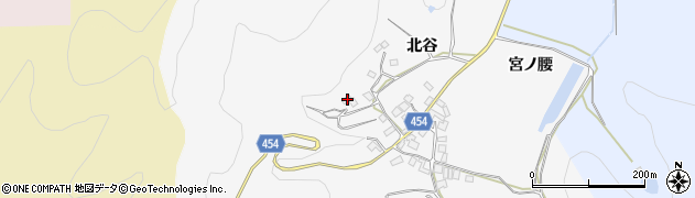 京都府南丹市八木町池ノ内北谷93周辺の地図