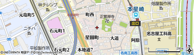 愛知県名古屋市南区本星崎町大道427周辺の地図