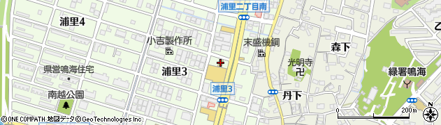 ファミリーマート緑浦里店周辺の地図