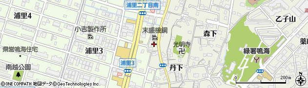 愛知県名古屋市緑区鳴海町丹下周辺の地図