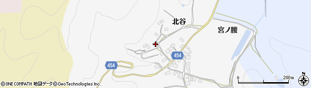 京都府南丹市八木町池ノ内北谷38周辺の地図