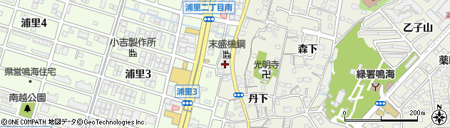 愛知県名古屋市緑区鳴海町（丹下）周辺の地図