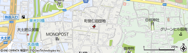 静岡県田方郡函南町仁田693周辺の地図