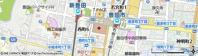 ドンク豊田Ｔ‐ＦＡＣＥ店周辺の地図