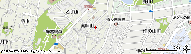 愛知県名古屋市緑区鳴海町薬師山62周辺の地図