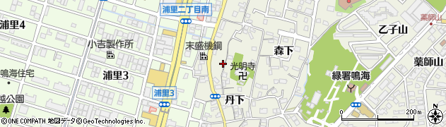 愛知県名古屋市緑区鳴海町（清水寺）周辺の地図