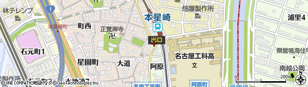 愛知県名古屋市南区本星崎町大道432周辺の地図