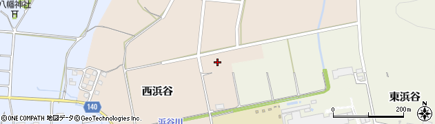 兵庫県丹波篠山市西浜谷244周辺の地図
