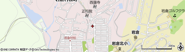 京都府京都市左京区岩倉村松町周辺の地図