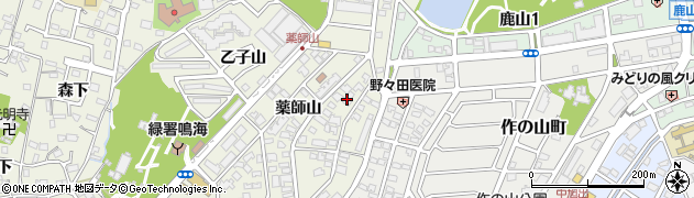 愛知県名古屋市緑区鳴海町薬師山67周辺の地図