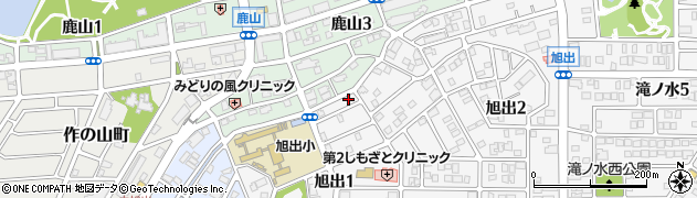愛知県名古屋市緑区旭出1丁目207周辺の地図