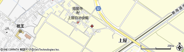滋賀県野洲市上屋896周辺の地図