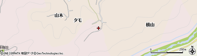 愛知県豊田市幸海町横山周辺の地図