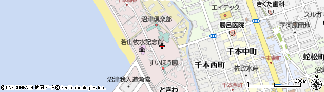 静岡県沼津市本（千本郷林）周辺の地図