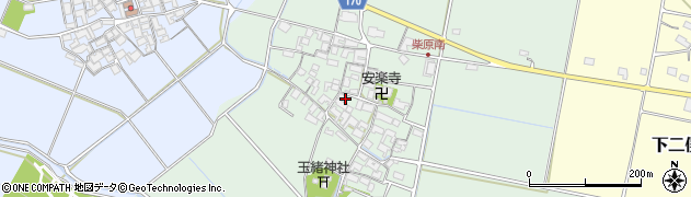 滋賀県東近江市柴原南町周辺の地図
