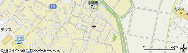 三重県員弁郡東員町鳥取1012周辺の地図