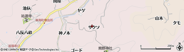 愛知県豊田市幸海町サクソ26周辺の地図