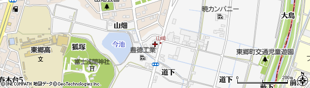愛知県東郷町（愛知郡）春木（山崎）周辺の地図