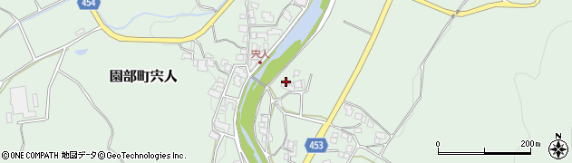 京都府南丹市園部町宍人（徳明）周辺の地図