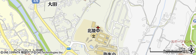 岡山県津山市大田158周辺の地図
