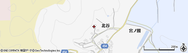 京都府南丹市八木町池ノ内北谷70周辺の地図