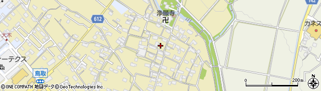 三重県員弁郡東員町鳥取1033周辺の地図
