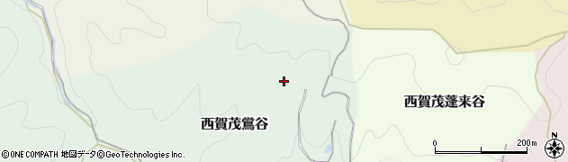 京都府京都市北区西賀茂鴬谷周辺の地図