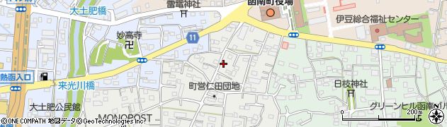 静岡県田方郡函南町仁田756周辺の地図