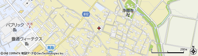 三重県員弁郡東員町鳥取551周辺の地図